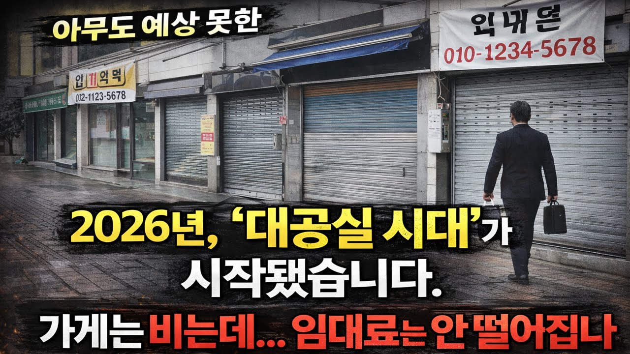 2026년 대공실 시대 개막, 절대 창업하면 안 되는 업종 7가지