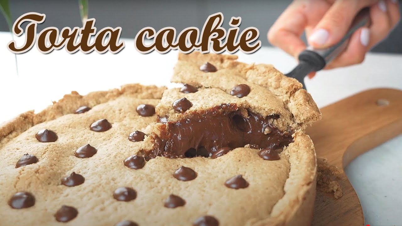 Torta cookie {sem glúten e sem lactose!}