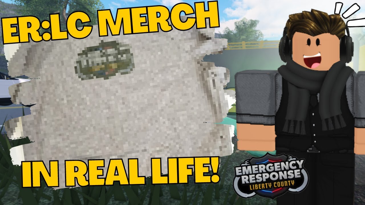 I MADE my own ER:LC Merchandise in REAL LIFE! - YouTube