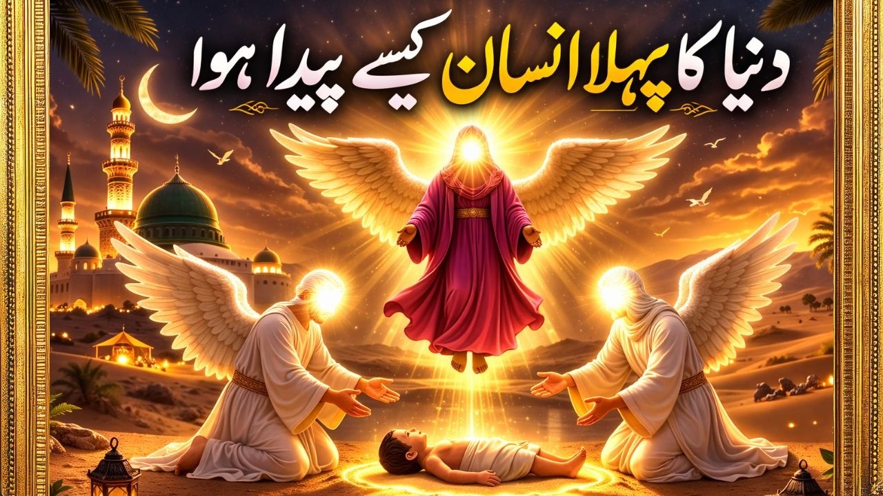 Duniya Ka Pehla Insan Kaise Paida Hua? | Hazrat Adam علیہ السلام Ka Waqia | Islamic Story