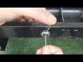 HOW TO PICK OPEN A DESK DRAWER LOCK WITH PAPER CLIPS