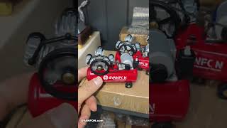 Mini Air Compressor Model: 1:10 All - Metal, Air Pump,Pneumatic Collectible