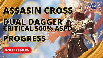 500% ASPD USING METEOR, 100% CRIT ASSASSIN CROSS LVL 80 - RAGNAROK ORIGIN GLOBAL