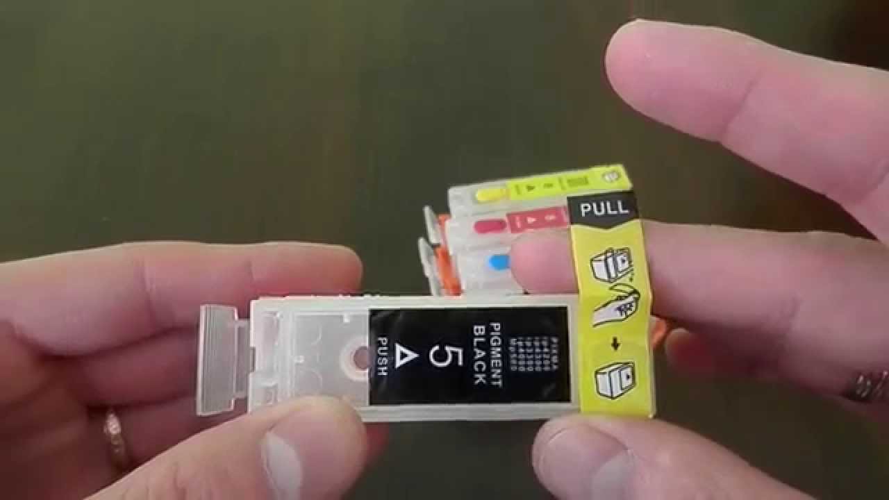 Перезаправляемые картриджи для Canon PIXMA iP4300 с чипами