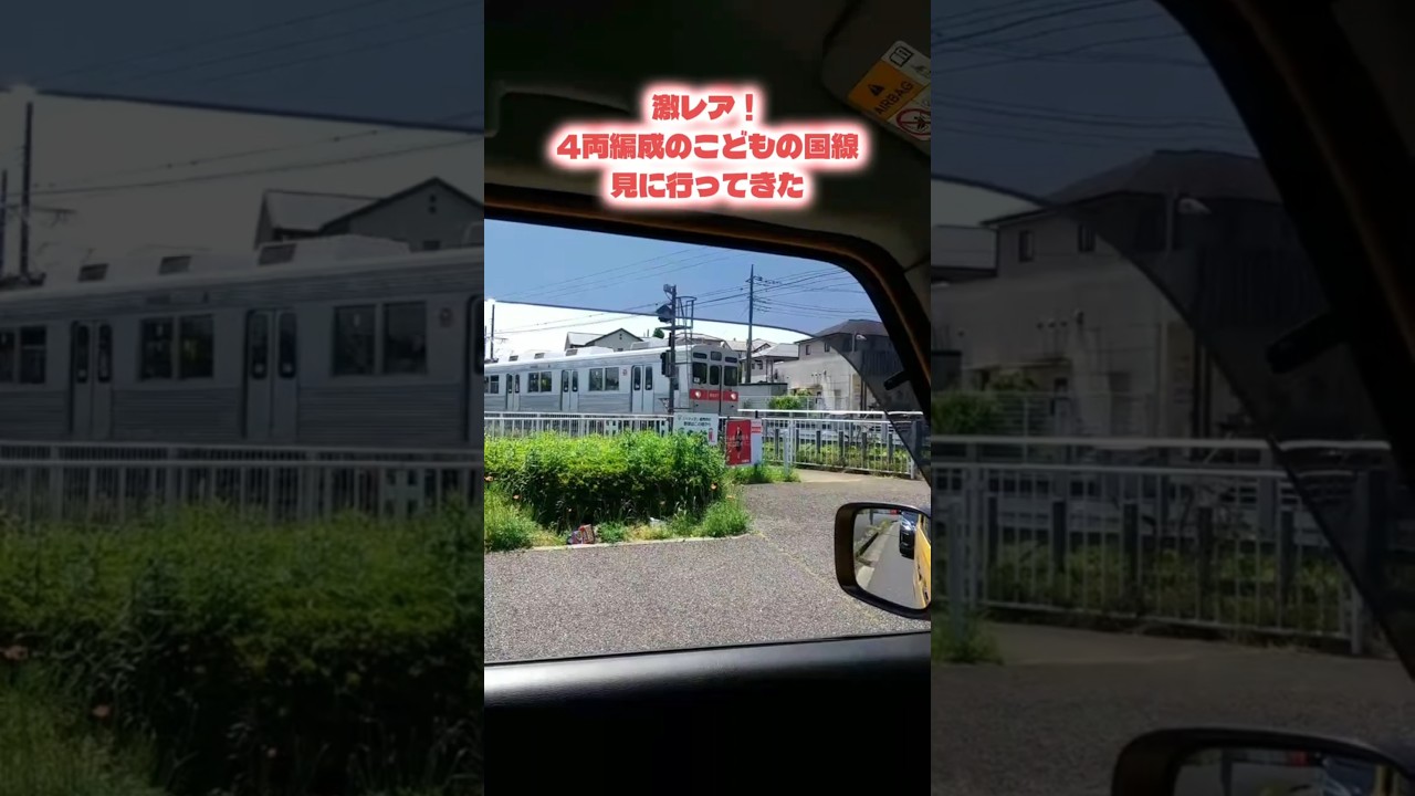 いつもは2両編成のこどもの国線がGW中のみ4両に!#電車 #こどもの国線 #神奈川県