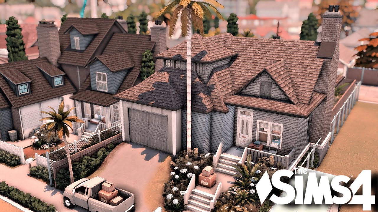“Moving In” Family Home | No CC | The sims 4 | Speed Build Stop Motion ...