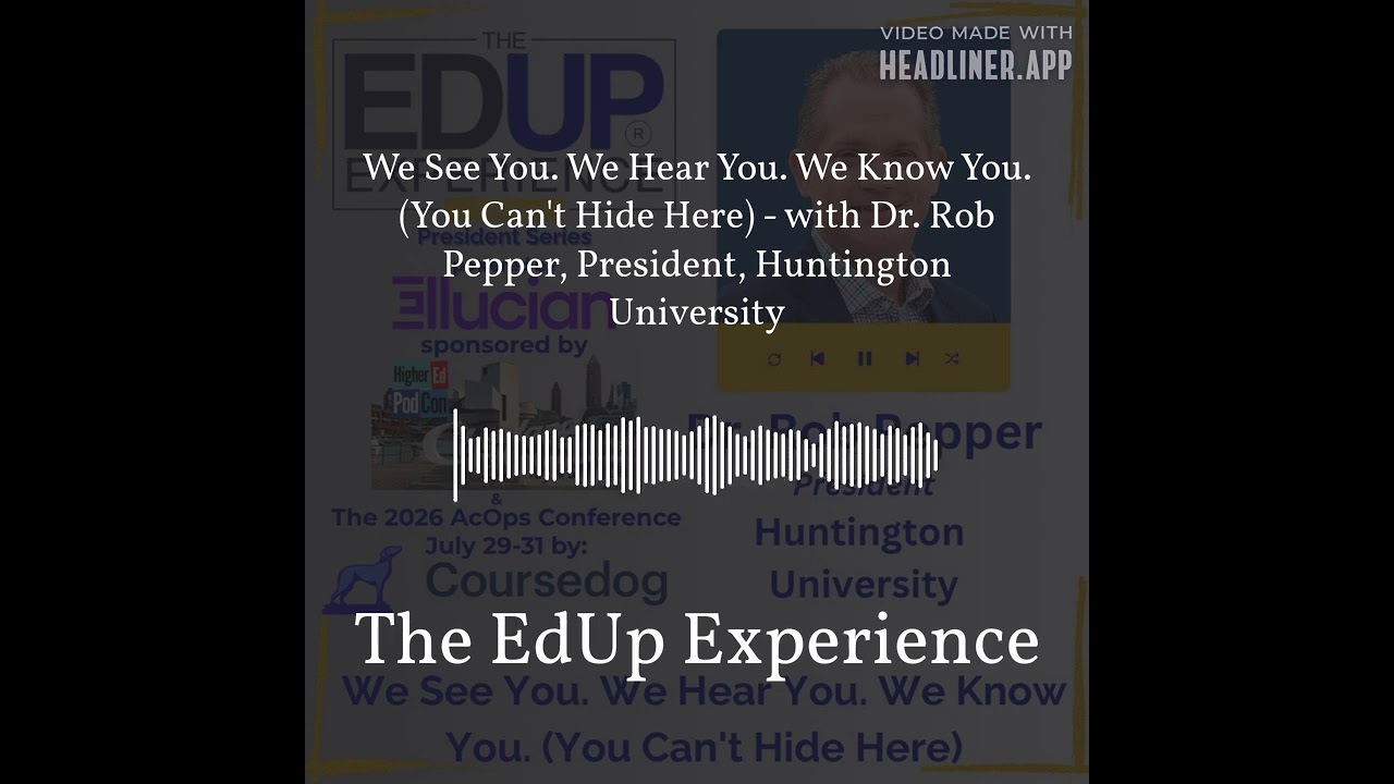 We See You. We Hear You. We Know You. (You Can't Hide Here) - with Dr. Rob Pepper, President,... We See You. We Hear You. We Know You. (You Can't Hide Here) - with Dr. Rob Pepper, President,...