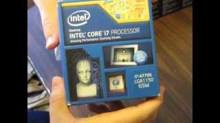 i7 4770s Unboxing