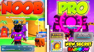 Noob To Pro In Clicker Simulator 24h | 😱NEW Best Secret *RAINBOW MOLTEN CORE* 800T+ Stats TOP #2