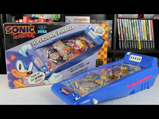 1993 Tomy Sonic The Hedgehog Supersonic Pinball | Tabletop Pinball