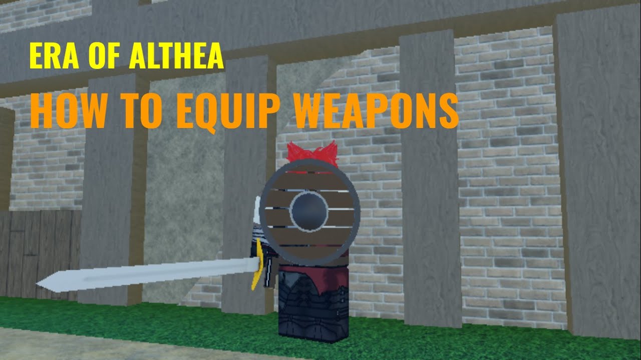 Era of Althea How to equip weapons YouTube