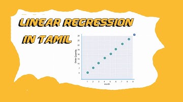 machine learning in tamil தமிழ் - linear regression in tamil - Part 1#machinelearningintamil #tamil
