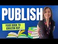 How to publish your first notebook to amazon kdp  uploading your book cover and interior  part 6