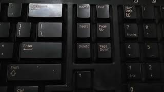 How to click Insert key in a keyboard