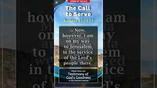 Romans 152327 The Call To Serve