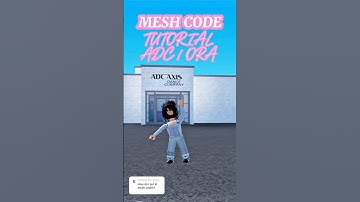 Mesh code tutorial || how to use mesh codes on #ora #adc ✨Sub if this helped pls! #dancemoves #aldc