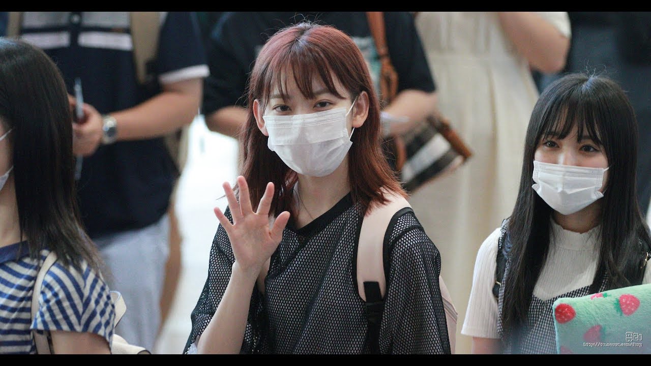 180801 HKT48 미야와키 사쿠라(宮脇咲良) (프로듀스48, 김포공항 출국)