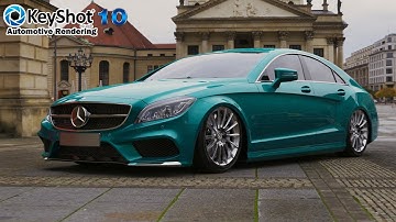 KeyShot Realistic Car Rendering   Mercedes Benz
