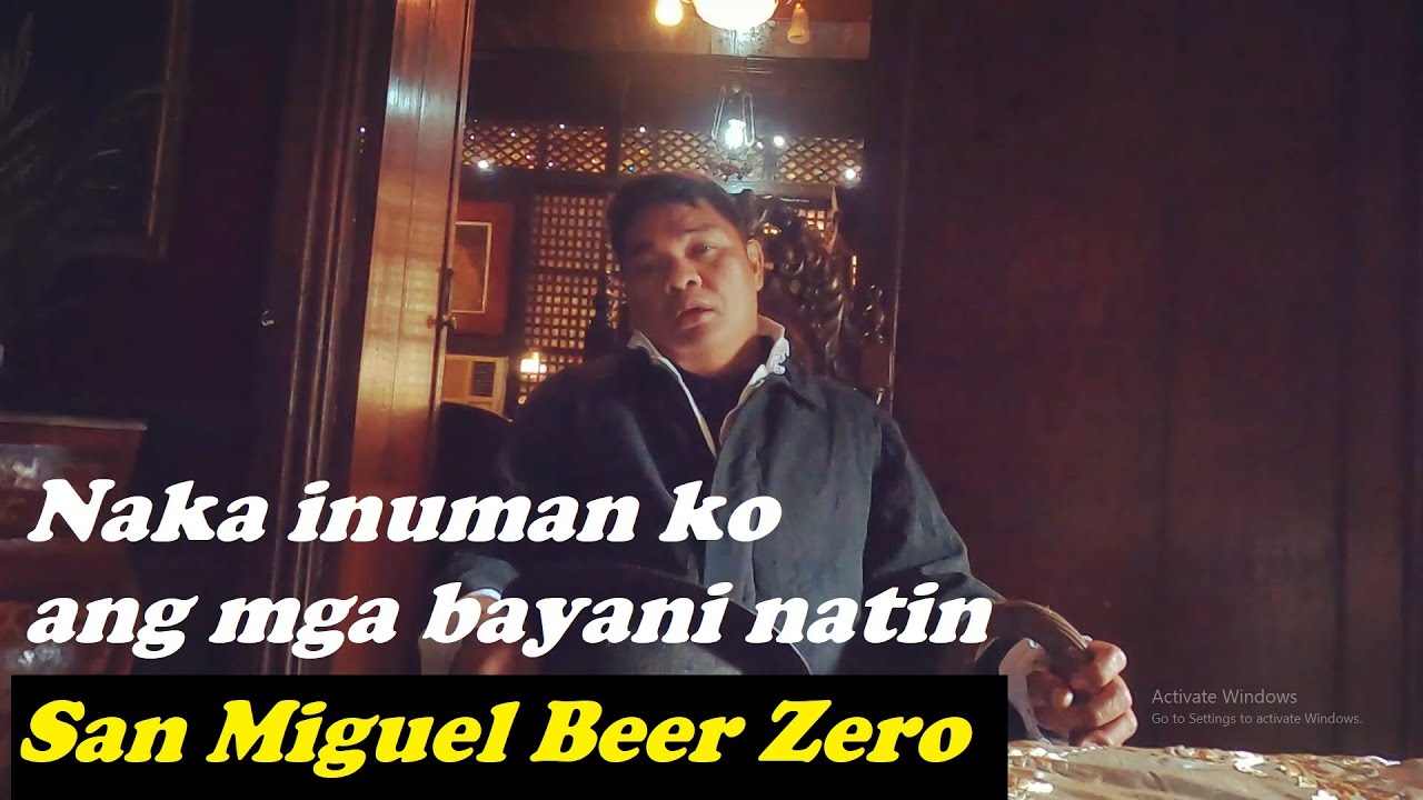 san mig zero o san miguel beer zero calories alak review Ep102 