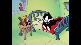 Waking up early portrayed by Twisted Tails of Felix the Cat