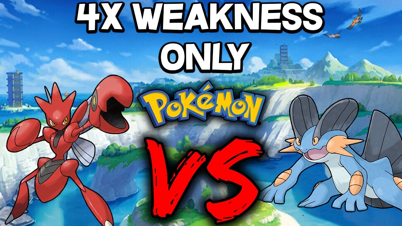 We Can Only Catch 4x Weakness Pokemon...Then we FIGHT!