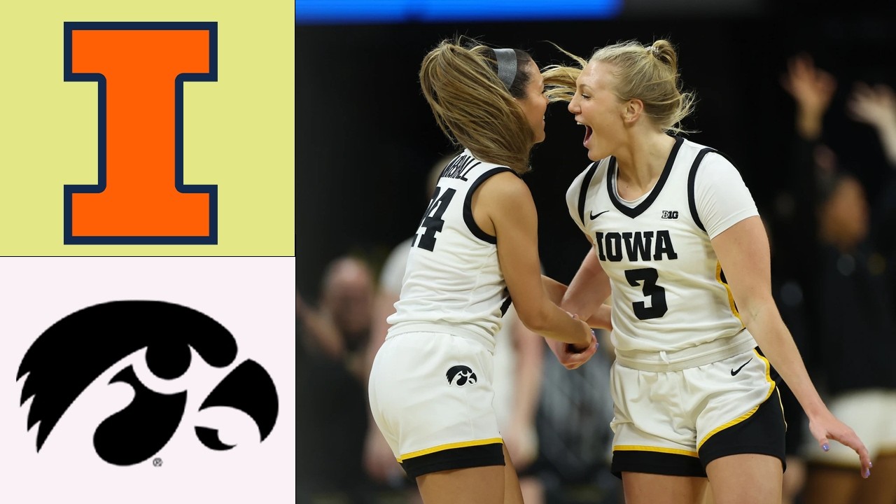 Iowa Hawkeyes vs Illinois Fighting Illini | FULL GAME | Feb 26,2026 | Women's College Basketball
