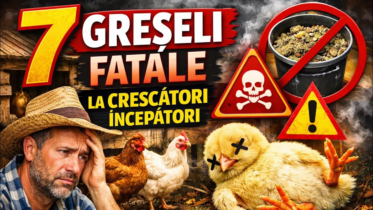 7 greșeli fatale când crești pui de găini si pasari– in 2025 Evită-le înainte să fie prea târziu!