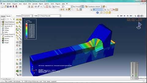 Simulation chip formation process of cutting materials in Abaqus
