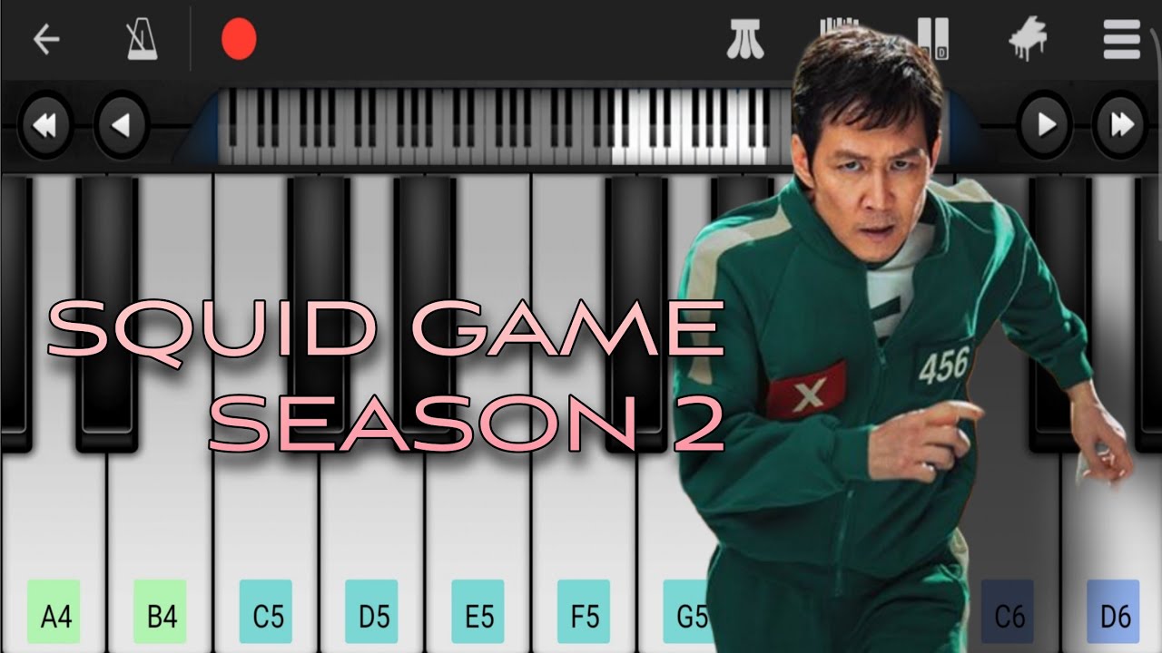 Mingle Game Song - SQUID GAME SEASON 2 OST • Perfect Piano App