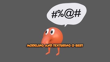 Modeling and texturing Q*Bert - Blender 2.8 Tutorial