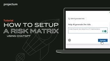 Using ChatGPT to set up a risk matrix in Power PPM