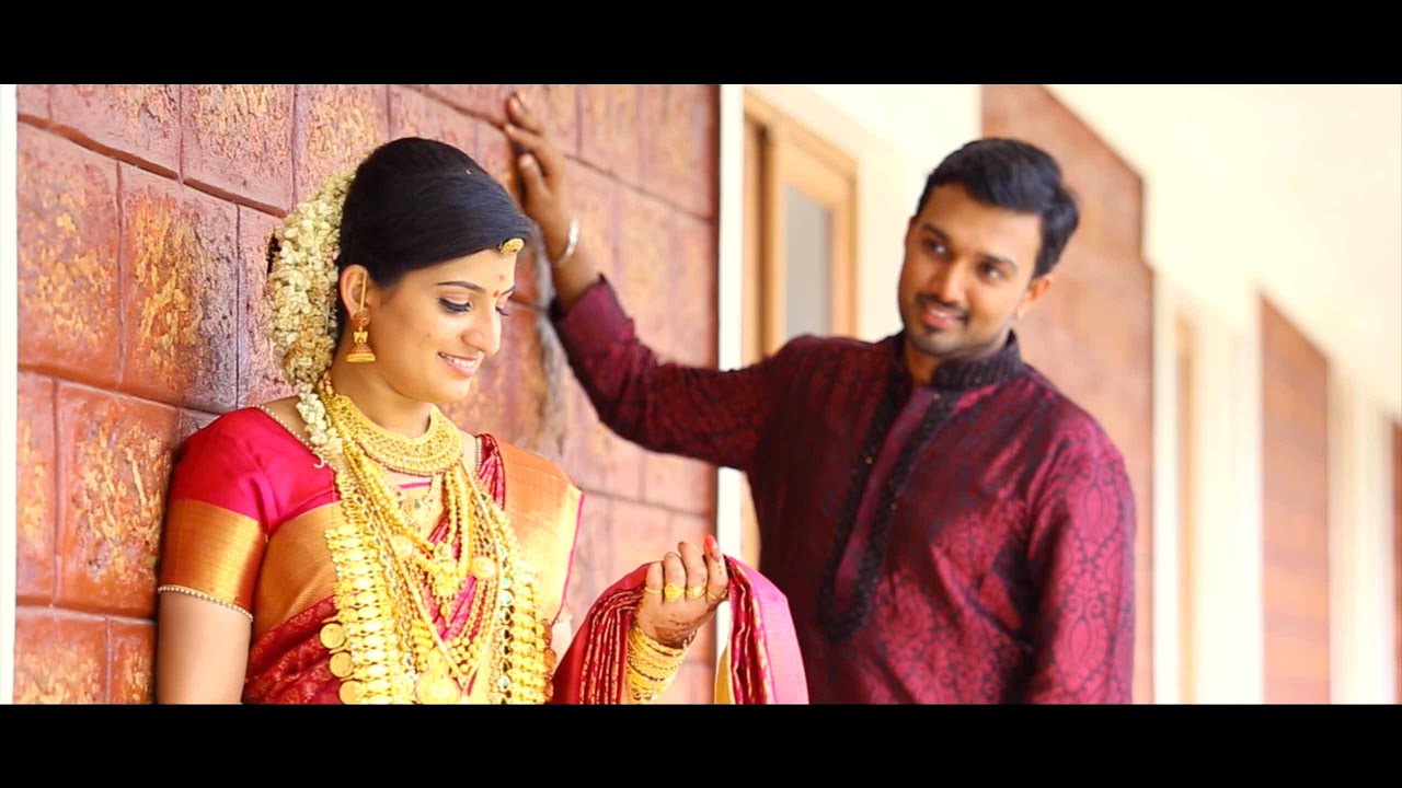 KERALA HINDU WEDDING HIGHLIGHT 2015 SAJITH + DHANYA - YouTube Kerala Hindu Nair Wedding Photos