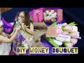 DIY money bouquet /money pulling bouquet