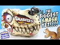 SMASHERS Dino Island T Rex Battles! Tyrannosaurus Fossil Skull Cracking Experience Review