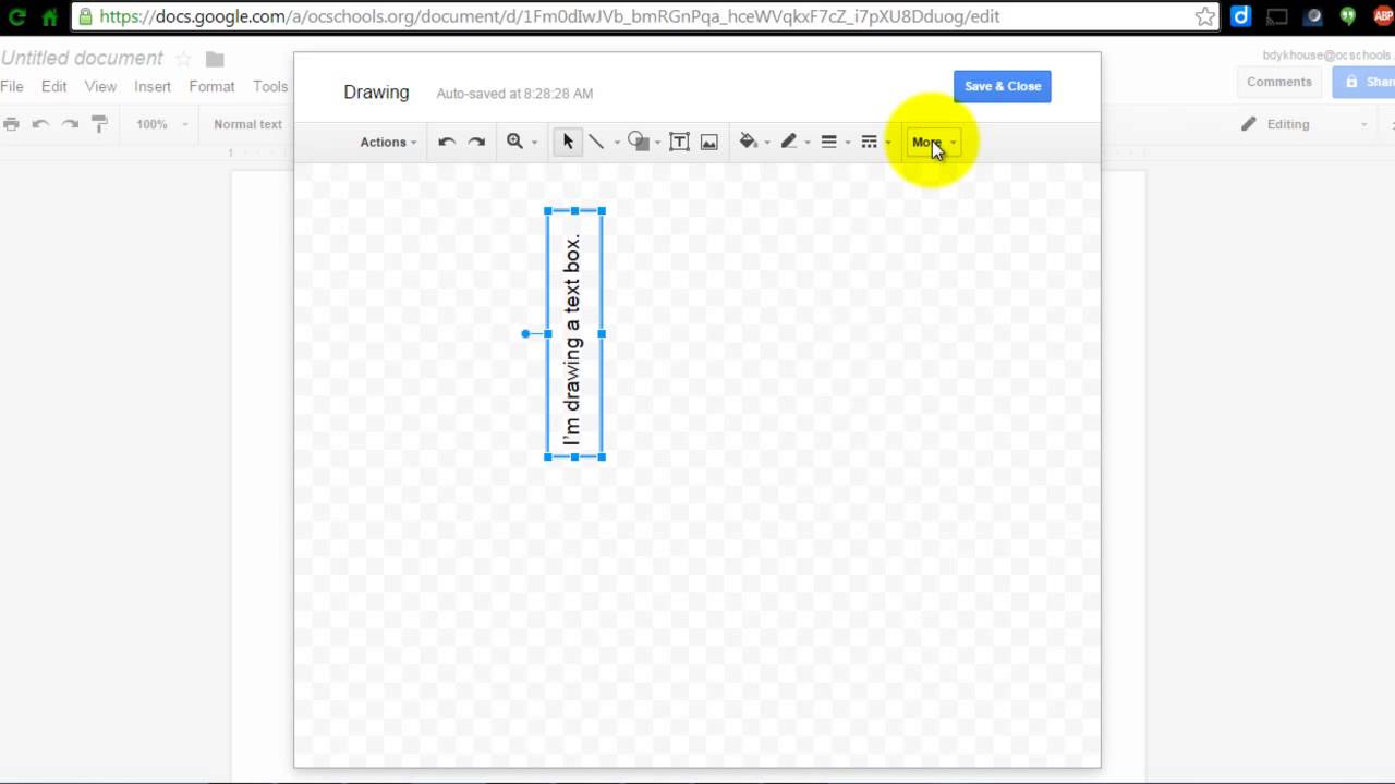 how do you add a text box in google docs