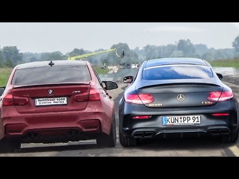 BMW M3 VS Mercedes C63 S AMG - SOUND BATTLE!