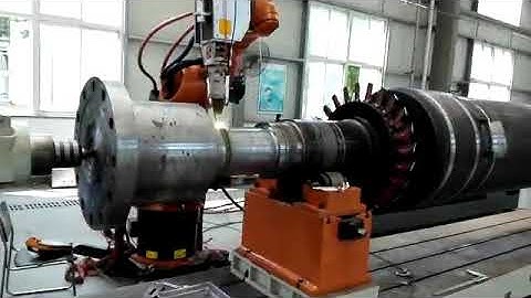 Laser cladding machine system
