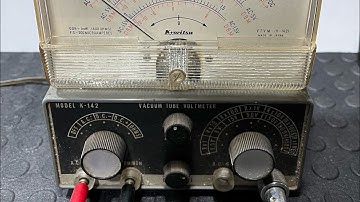 P1 - KYORITSU VTVM VACUUM TUBE VOLT METER K-142 1965