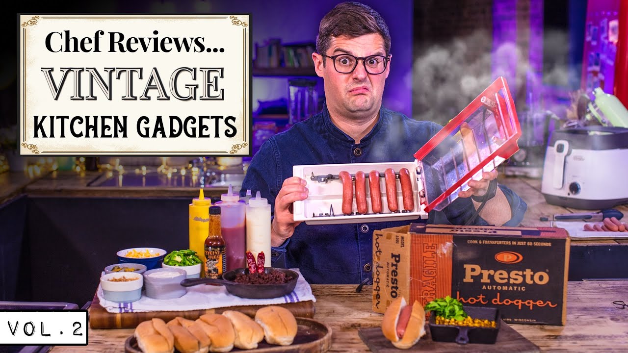 A Chef Reviews VINTAGE Kitchen Gadgets from History Vol.2 | Sorted Food