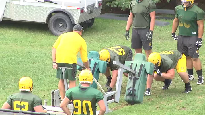 2018 NDSU DT RUN DRILLS