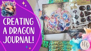 Making a Dragon Junk Journal | Collab with DigiArtGuy on Etsy