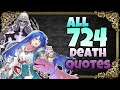 ALL 724 Death Quotes in Fire Emblem Heroes (July 7th, 2021)