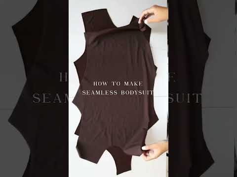 How to make a seamless bodysuit- sewing tutorial on YT. DIY fashion. Sewing tutorial #diy #tutorial