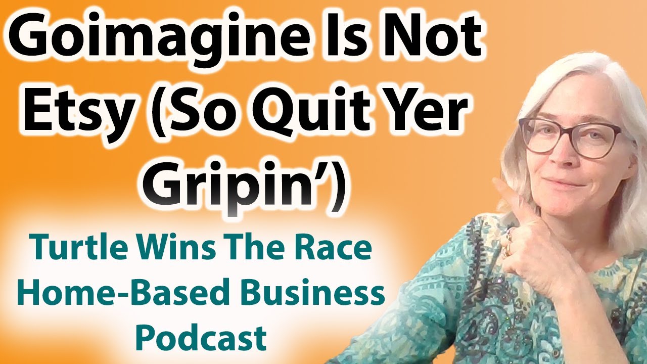 Goimagine is not Etsy, and that's fine. So quit complaining that it's not the same.