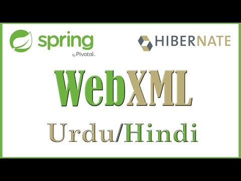Spring MVC Hibernate JQuery Maven | Tutorial 6 WebXML (Urdu & Hindi)