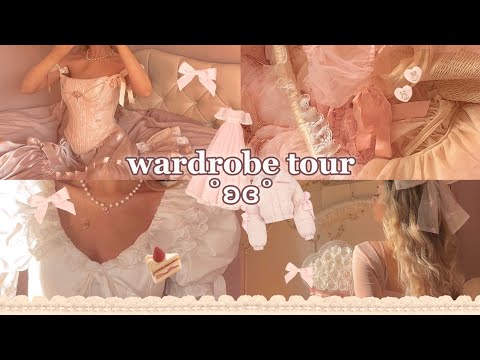 wardrobe tour/where i get my clothes from ˚ ༘♡ ⋆｡˚ princess + cottage core style