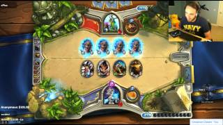 Reckful - Hearthstone - $20 a win playing arena - /ByronBernstein for updates