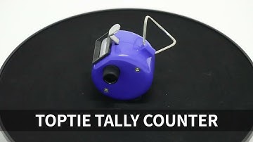 TOPTIE 2PCS Hand Tally Counters, 4 Digital ABS Click Counter for Sport Stadium Coach and Other Event