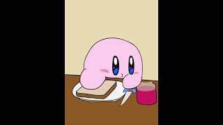 Kirby Eats Toast #shorts #kirby #kirbyanimation