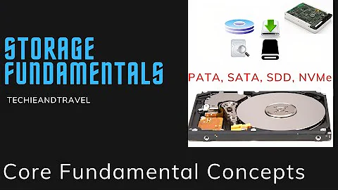 Storage Fundamentals | SATA, PATA, SDD, NVMe